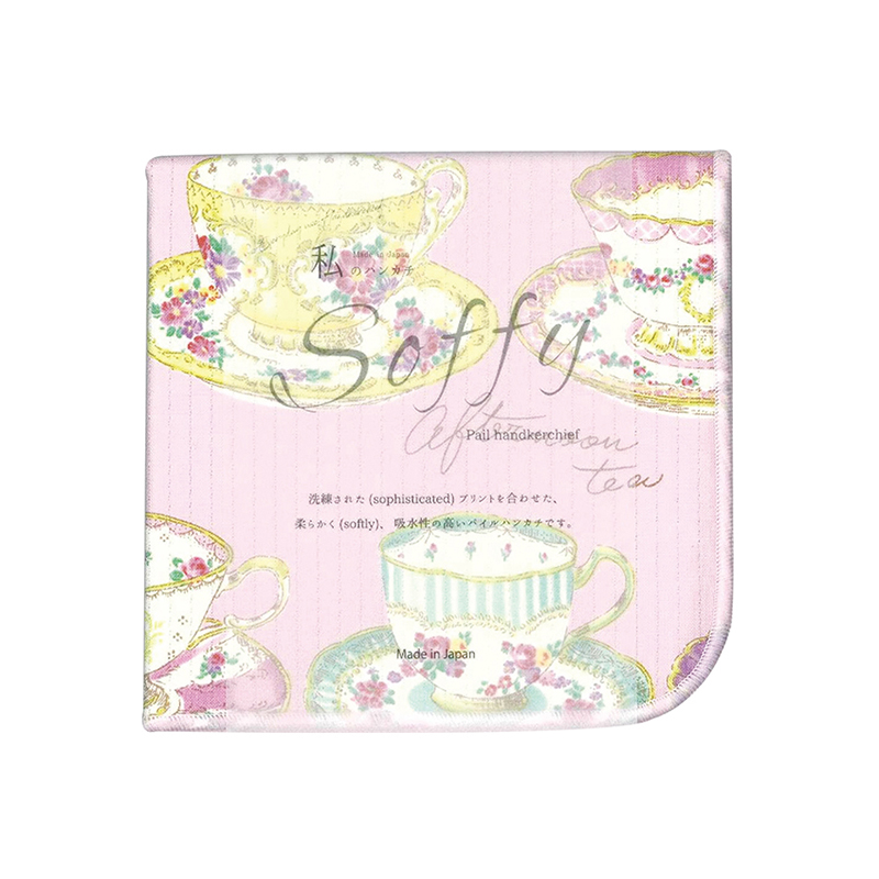 Soffy パイルハンカチ ティードロップPK